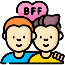 bff stickers for android: Colorful and fun stickers to express your friendship on your Android device. Perfect for sharing with your besties!